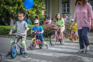 Gyermeknapi motoros felvonulás - Százszorszép Óvoda - Margaréta Óvoda