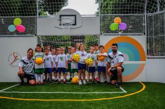 OVI-SPORT PÁLYA ÁTADÓ ÜNNEPSÉG - SZÁZSZORSZÉP ÓVODA