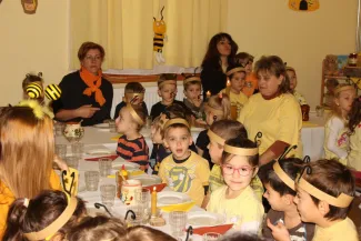 Mézes reggeli a Százszorszép és Margaréta ovisokkal