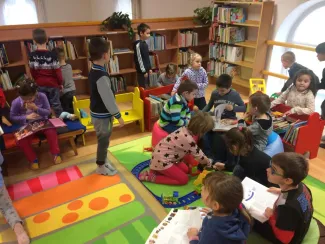 Könyvtár program - Százszorszép Óvoda