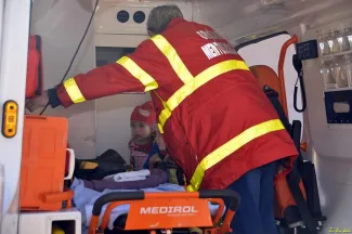Gyomaendrődi Mentőállomáson jártak a Százszorszép Ovisok