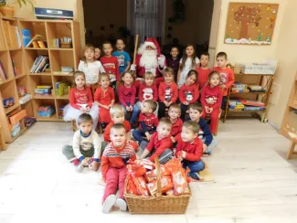 Mikulás ünnep a Százszorszép Óvodában