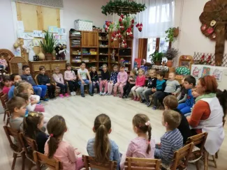 A Százszorszép Óvoda vendégei voltak az 1. osztályosok