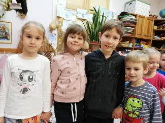 A Százszorszép Óvoda vendégei voltak az 1. osztályosok