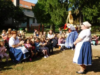 Szüreti hangulat a Százszorszép Óvodában