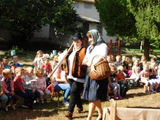 Szüreti hangulat a Százszorszép Óvodában