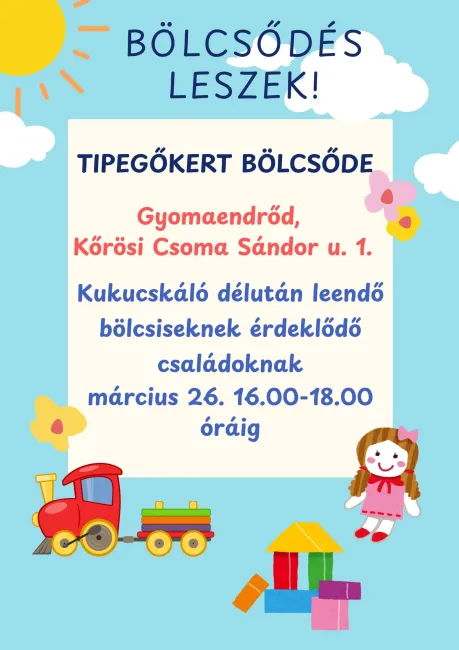 BÖLCSI NYÍLT NAP